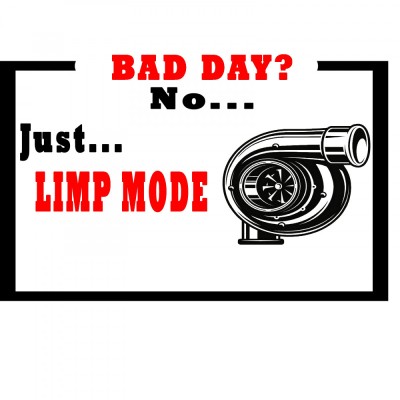 Sticker Auto , zLimp Mode, , Pentru Probleme Tehnice cu Umor foto