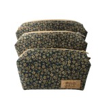 Cumpara ieftin Set 3 portfarduri din pluta imprimeu floral