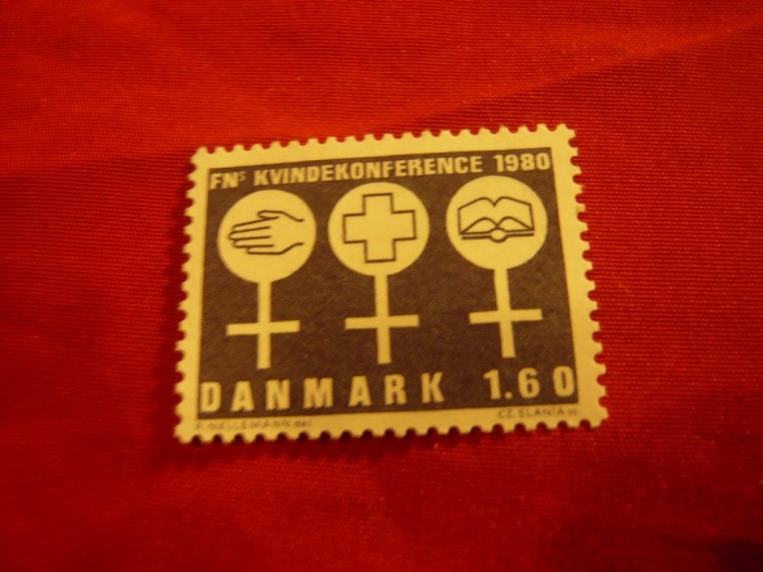 Serie Danemarca 1980 Conferinta Educatie 1 valoare