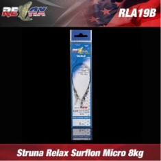 STRUNA RELAX SURFLON MICRO ULTRA BLACK 3buc/plic 8kg 25cm foto