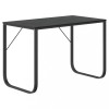 Birou de computer, alb, 110x60x73 cm, lemn prelucrat