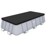 Prelata pentru Acoperire Piscina Bestway Flowclear 400x200 cm, Gri Antracit