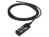 Cutie de conexiuni M8 PIN: 3 3m soclu 6A -20&divide;80&deg;C IP67 IN: 4