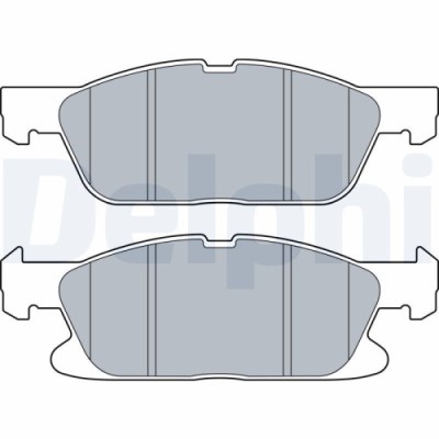 Set placute frana fata DELPHI, Ford Galaxy (Ck) 01.2015-, S-Max (Cj, Wa6), 01.2015-, Fata; puntea fata foto