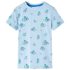 Tricou pentru copii, albastru deschis, 116