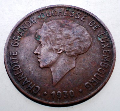 2.193 LUXEMBURG LUXEMBOURG CHARLOTTE 10 CENTIMES 1930 foto