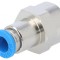 Racord Push-In Simplu cu Garnitură din Cauciuc NBR, -0,95&divide;6bar