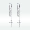 Cercei Din Argint Lungi Si Cruciulite ARG414A, Argintboutique