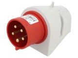 Conector alimentare AC trifazate SEZ DK - 32A, IP44, 400VAC