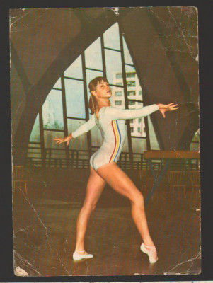 CPIB 21521 - CARTE POSTALA - NADIA COMANECI, TRIPLA CAMPIOANA OLIMPICA foto