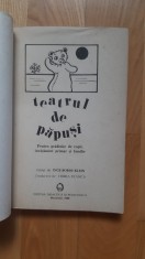 Inge Borde-Klein - Teatrul de papusi (1980) ilustratii de Gerda Brahmer teatru foto