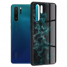 Husa Huawei P30 Pro Antisoc Personalizata Nebuloasa Albastra Glaze foto