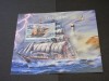 Coliță Filatelică Maldive 2020 - &quot;Tall Ships&quot;, Amerigo Vespucci &amp; Gorch Fock I, Obliterată, Stampilat