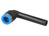 Racord push-in 90&deg; polimer 0,95-6bar