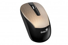 Mouse wireless Genius ECO-8015 Auriu foto