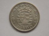 10 escudos 1955 Angola-argint