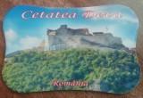 D1 - Magnet frigider - tematica turism - Cetatea Deva - Romania 53
