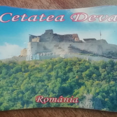 M3 C3 - Magnet frigider - tematica turism - Cetatea Deva - Romania 53