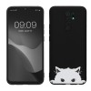 Husa Kwmobile pentru Xiaomi Redmi 9, Negru/Alb, Silicon, KWM000011MO004C, Carcasa