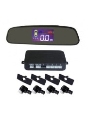 Senzori parcare cu display in oglinda S502 tip OEM de 16.5mm Argintiu