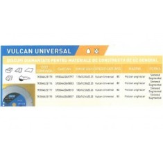 Disc diamantat segmentat universal 115x22.23 Norton Vulcan