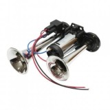 Claxon Electric cu Compresor 12V si 2 Goarne &ndash; Sunet Puternic, Compatibil Universal