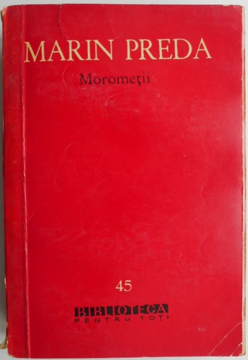 Morometii, vol. I &ndash; Marin Preda