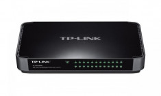 Switch tp-link tl-sf1024m 24 porturi 10/100mbps platic foto