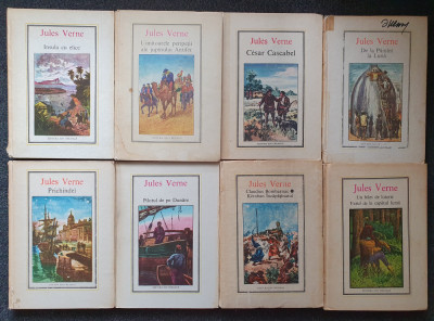 Lot 8 titluri JULES VERNE Insula elice, Prichindel, Cascabel, Bombarnac etc foto