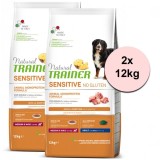 Trainer Natural Sensitive Pork Adult Medium &amp;amp; Maxi 2 x 12 kg