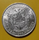 SV * Panama UN BALBOA 1966 * 26.73 GRAME AG. 900 * AUNC + Luciu