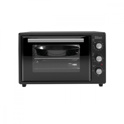 Cuptor electric Zilan ZLN5323 Gusto, Capacitate 35L, Temperatura maxima 250C, Timer, Element incalzire ascuns, Putere 1800W, Negru foto
