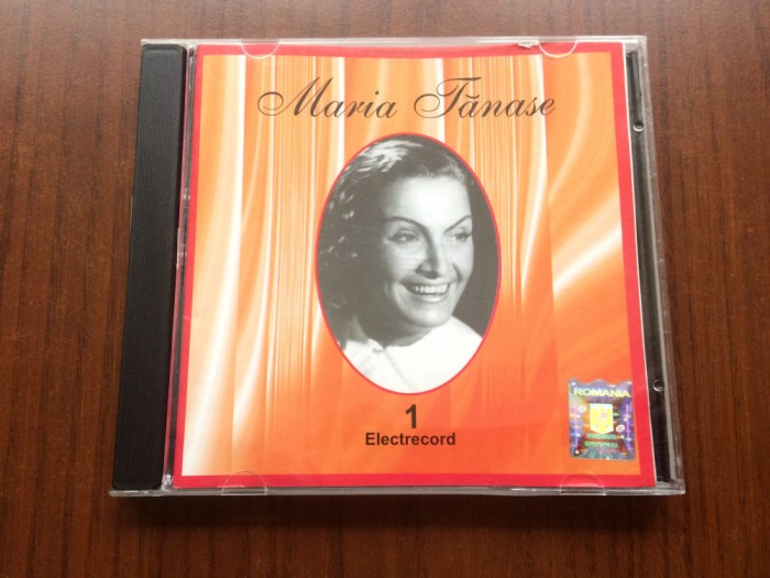 maria tanase vol. 1 cd disc muzica selectii compilatie populara folclor slagare usoara electrecord &lrm;2003 NM