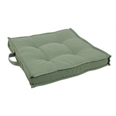Perna podea textil verde 40x40x4 cm