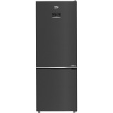 Combina frigorifica Beko B3RCNE564HXBR, HarvestFresh, AeroFLow, 490 L, Clasa E, H 192 cm, Dark Inox