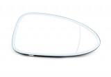 Geam oglinda exterioara cu suport fixare Porsche Macan (95b), 12.2013-, partea Dreapta, incalzit; sticla asferica; geam cromat; 2 pini (poli), Afterm