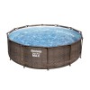 Piscină Bestway Ø366cm, 9.15m³ – Cadru Metalic