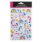Set Autocolante Decorative, Model Unicorni, Multicolor, 26 Bucăți