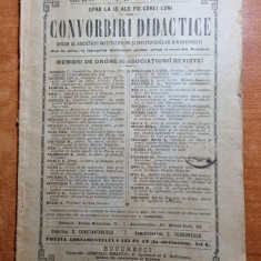 revista convorbiri didactice 15 noiembrie 1897-revista de pedagogie