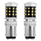 Set becuri stop frana LED Canbus 2016 AMIO , 1157 BAY15D P21/5W alb 12V/24V