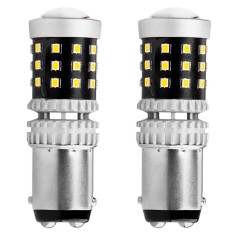Set becuri stop frana LED Canbus 2016 AMIO , 1157 BAY15D P21/5W alb 12V/24V AutoDrive ProParts
