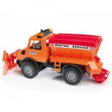 Cumpara ieftin Bruder - Utilaj Zapada Mercedes Benz Unimog Cu Plug