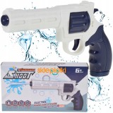 PISTOL ELECTRIC AUTOMAT CU APĂ, REVOLVER CU BATERII PENTRU COPII