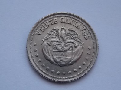 20 CENTAVOS 1959 COLUMBIA foto