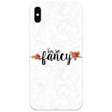 Husa silicon pentru Apple Iphone X, Im So Fancy Floral