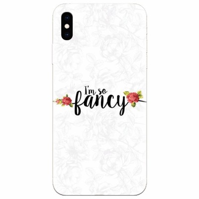 Husa silicon pentru Apple Iphone XS Max, Im So Fancy Floral foto