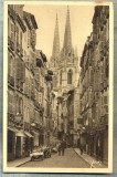 AD 240 C. P. VECHE-LA DOUCE FRANCE -BAYONNE-RUE DU PORT-NEUF-MASINI DE EPOCA1934, Circulata, Franta, Printata