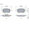 BOSCH 0 986 494 441 set placute frana,frana disc