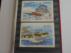 ROM. CONSTANTA - 2VEDERI REPRODUCERI DUPA ACUARELE KATARZYNA TOMALA CU PROLEJUL DESCHIDERII PT. PUBLIC A CAZINOULUI DUPA RENOVAARE - NECIRCULATE