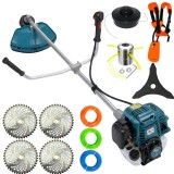 Cumpara ieftin SUPER PACHET* 4timpi, 8.5cp Motocoasa pe benzina 4 timpi, 8.5CP, 58CC, 12000 rot/min, maner anti-vibratii, easy-start, model 2026 MOTOYAMA JAPAN CMP18